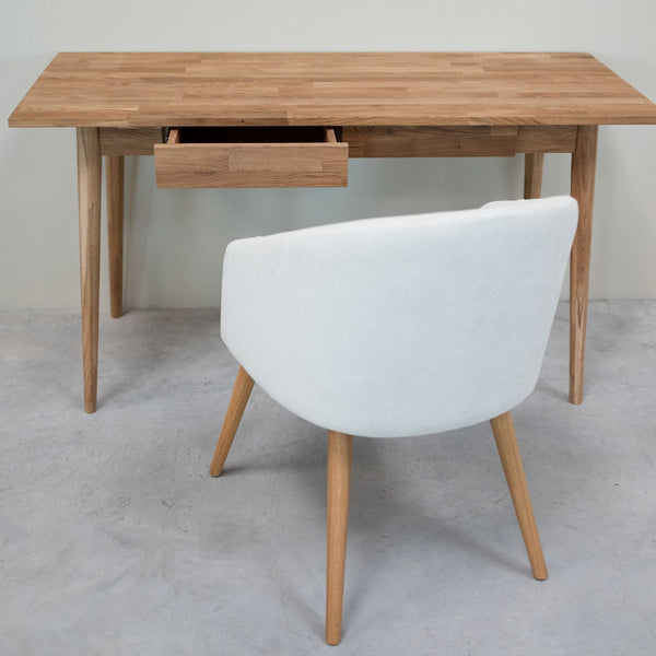 Sillón de roble macizo Ana com tapizado | VESKOR