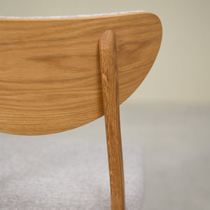 Pack de 2 o 4 sillas de madera maciza de roble Maxwell | VESKOR