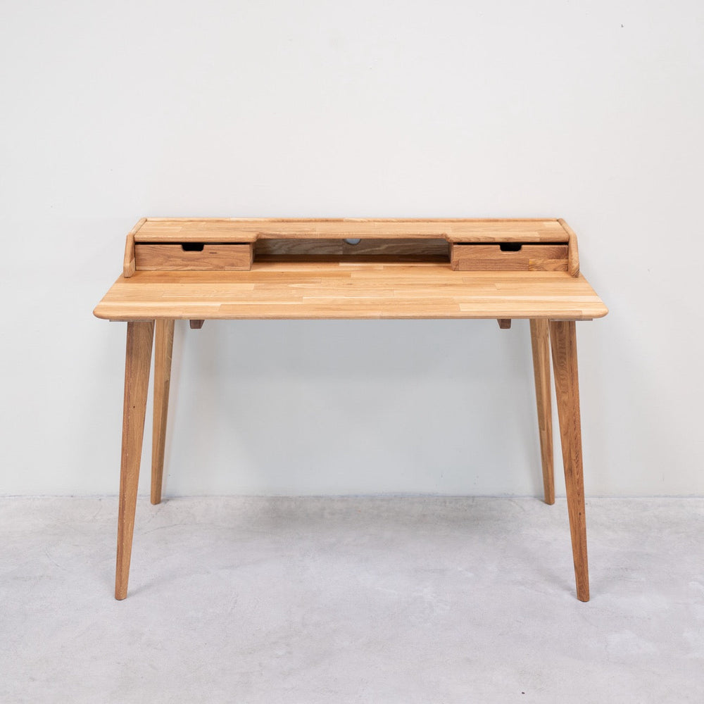 Mesa escritorio de madera maciza de roble Ana | NordicStory