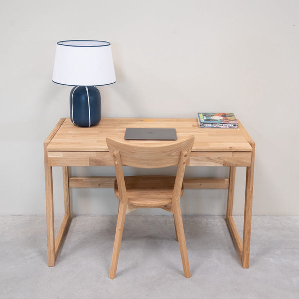 Mesa escritorio de madera maciza de roble Eric | NordicStory