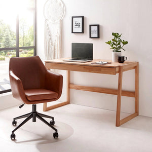 Mesa escritorio de madera maciza de roble Eric | NordicStory