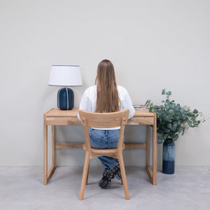 Mesa escritorio de madera maciza de roble Eric | NordicStory
