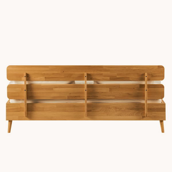 Cama de madera maciza de roble Escandi 2 | NordicStory