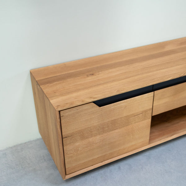 Mueble de TV de madera maciza roble Bremen | NordicStory