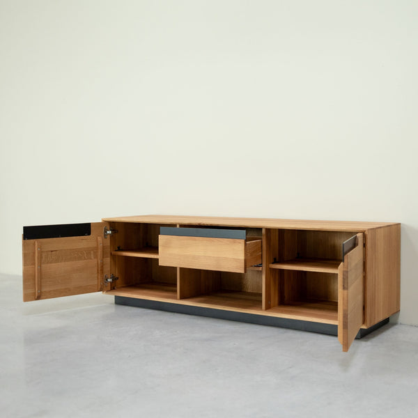 Mueble de TV de madera maciza roble Bremen | NordicStory
