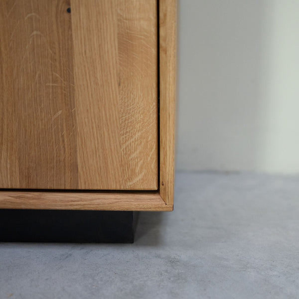 Vitrina de madera maciza roble Bremen 3 | NordicStory