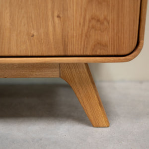 Zapatero de madera maciza roble Geneva | NordicStory