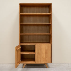 Vitrina de madera maciza roble Geneva 2 | NordicStory