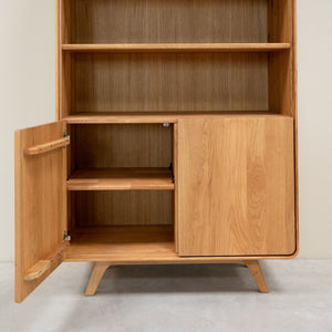 Vitrina de madera maciza roble Geneva 2 | NordicStory