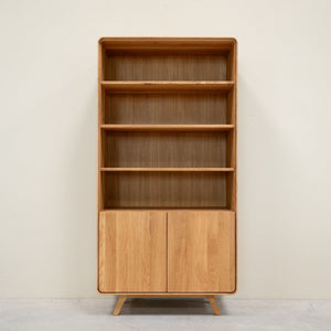 Vitrina de madera maciza roble Geneva 2 | NordicStory