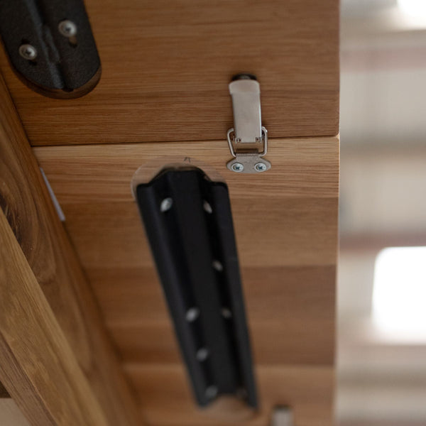 Mesa de comedor extensible de madera maciza roble Geneva | NordicStory