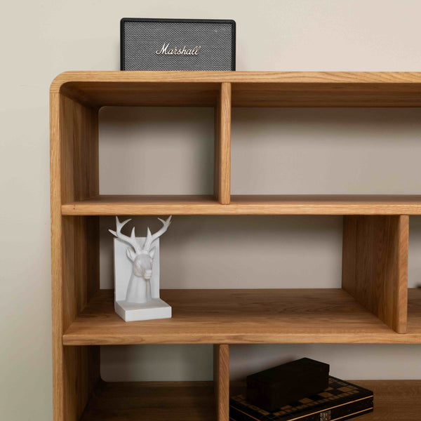 Libreria de madera maciza roble Geneva 1 | NordicStory