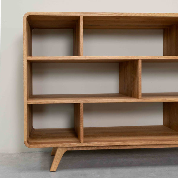 Libreria de madera maciza roble Geneva 1 | NordicStory