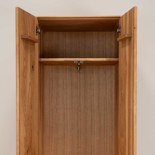 Armario de 2 puertas de madera maciza roble Geneva | NordicStory