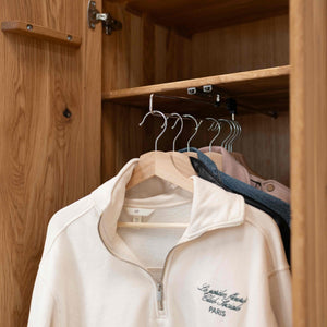 Armario de 2 puertas de madera maciza roble Geneva | NordicStory
