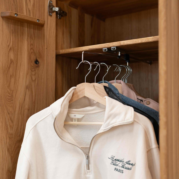 Armario de 2 puertas de madera maciza roble Geneva | NordicStory