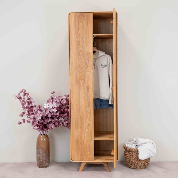 Armario de 2 puertas de madera maciza roble Geneva | NordicStory
