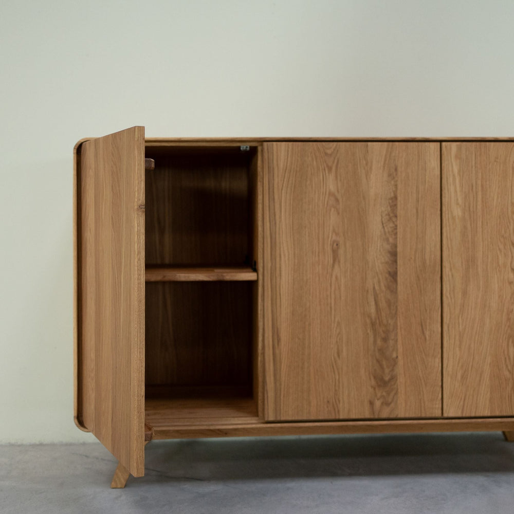 Aparador de madera maciza roble Geneva 2 | NordicStory