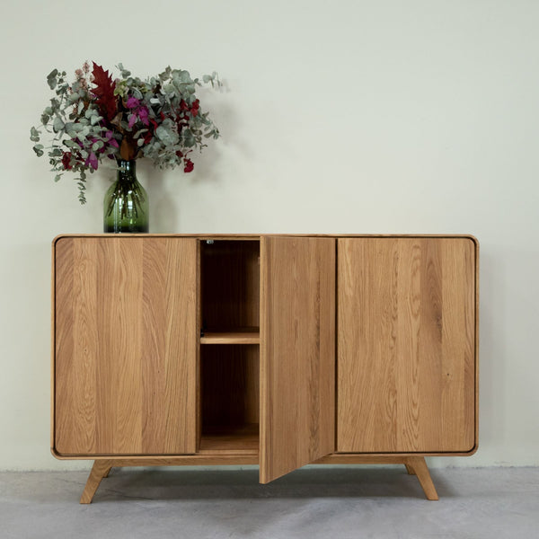 Aparador de madera maciza roble Geneva 2 | NordicStory