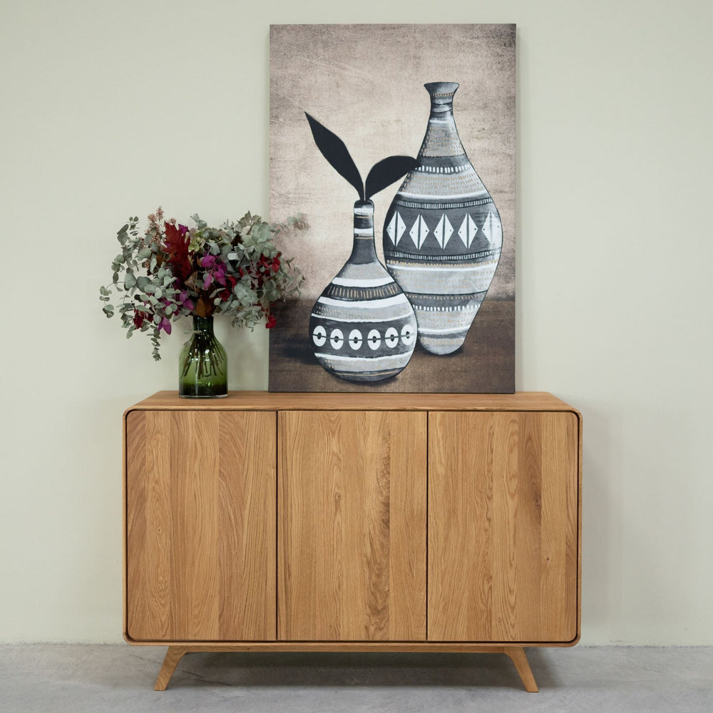 Aparador de madera maciza roble Geneva 2 | NordicStory
