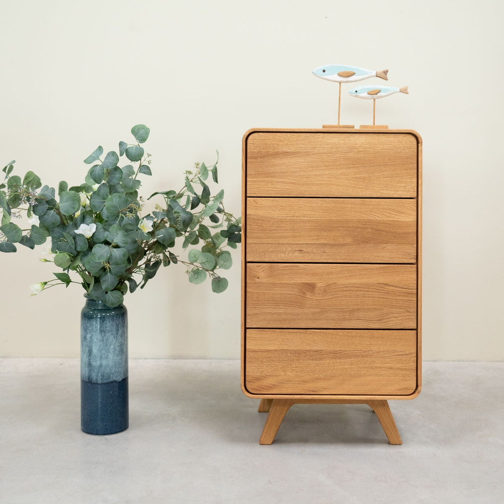 Comoda de madera maciza roble Geneva | NordicStory