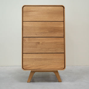 Comoda de madera maciza roble Geneva | NordicStory