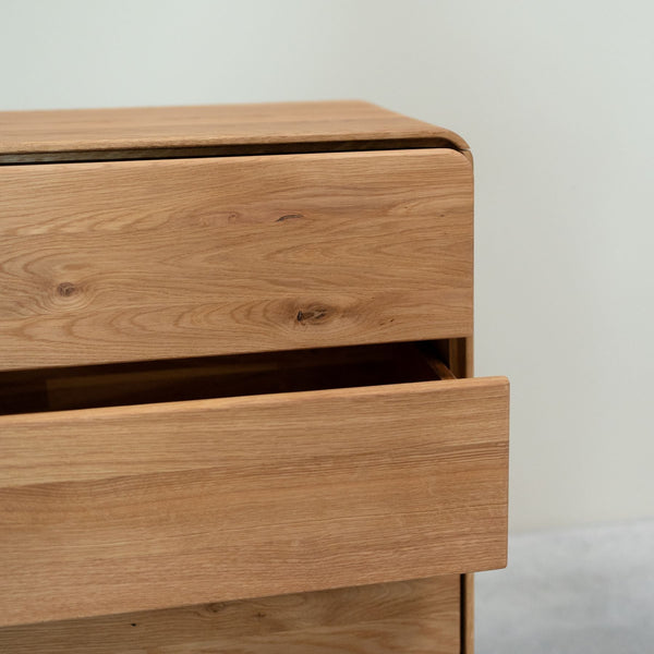 Comoda de madera maciza roble Geneva 2 | NordicStory