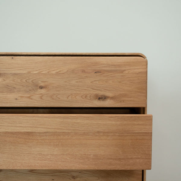 Comoda de madera maciza roble Geneva 2 | NordicStory