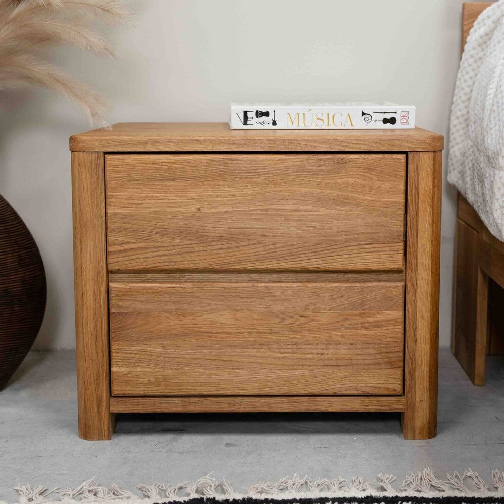 Aparador Cómoda de madera maciza de roble Elsa