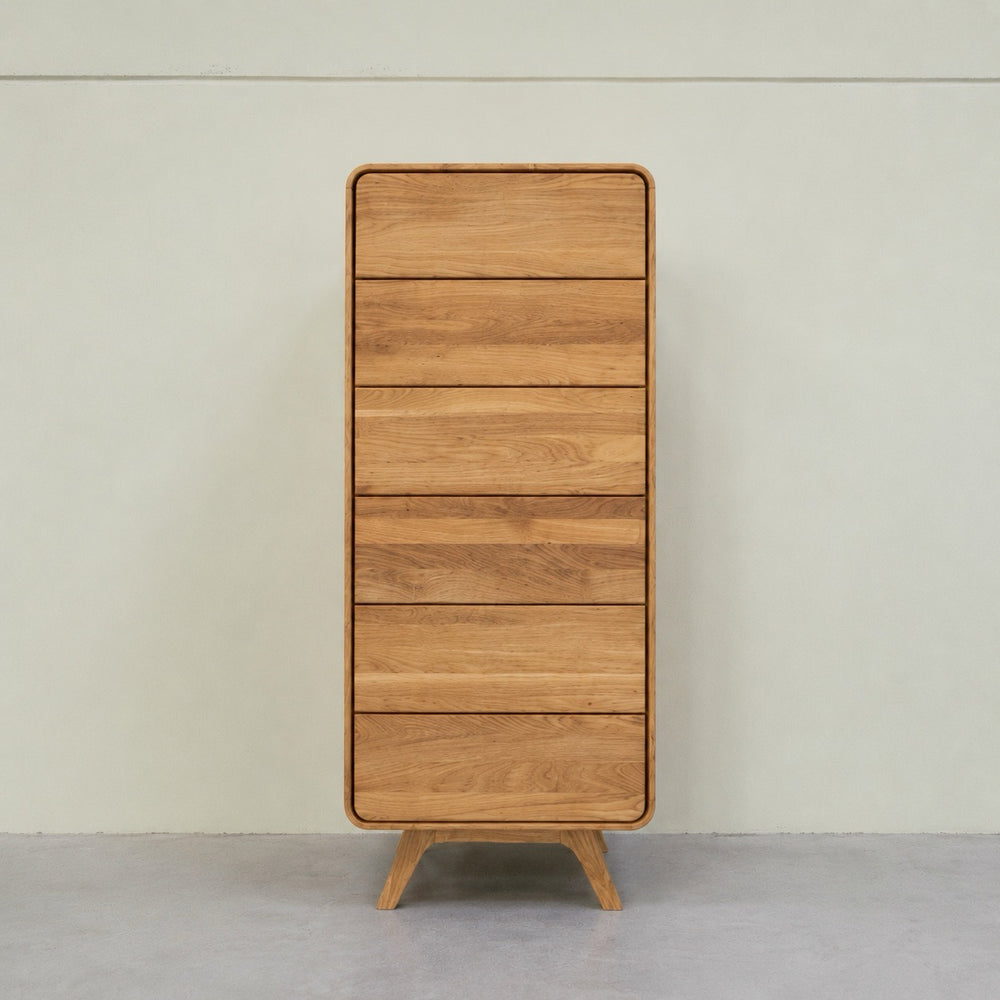 Comoda de madera maciza roble Geneva 1 | NordicStory