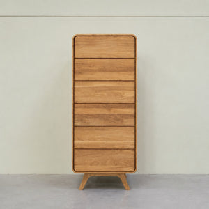 Comoda de madera maciza roble Geneva 1 | NordicStory
