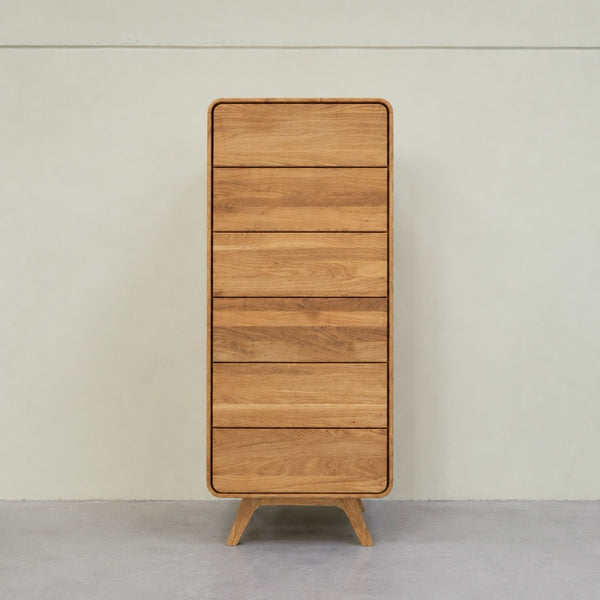 Comoda de madera maciza roble Geneva 1 | NordicStory