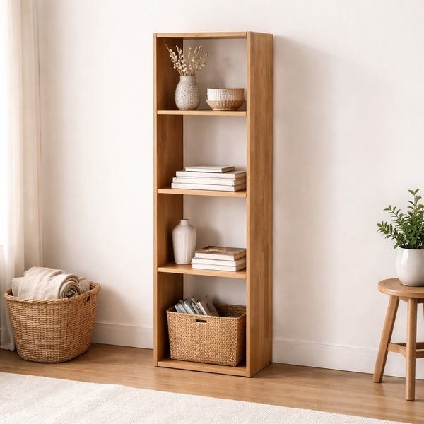 Estanteria Librería de madera maciza de roble Denmark 1 | NordicStory