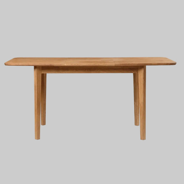 NordicStory Mesa extensible de comedor de madera maciza de roble 