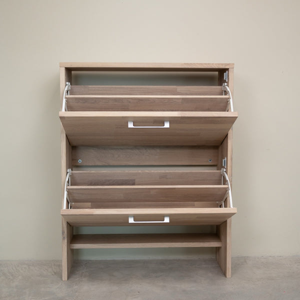 Zapatero de madera maciza de roble Arizona | NordicStory
