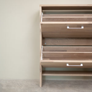 Zapatero de madera maciza de roble Arizona | NordicStory
