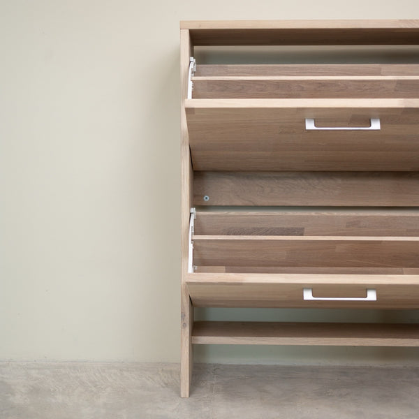 Zapatero de madera maciza de roble Arizona | NordicStory

