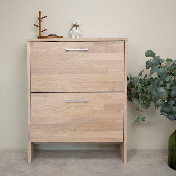 Zapatero de madera maciza de roble Arizona | NordicStory
