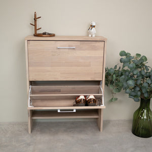 Zapatero de madera maciza de roble Arizona | NordicStory
