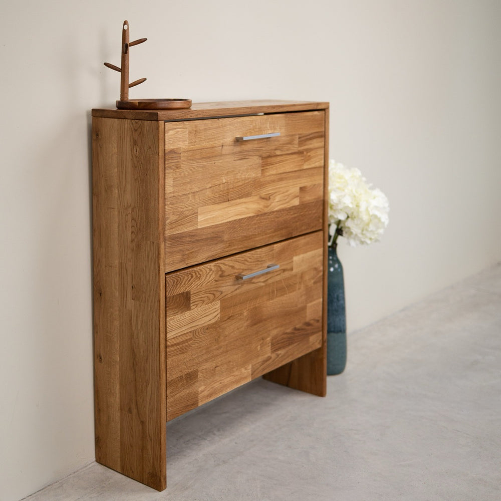 Zapatero de madera maciza de roble Arizona | NordicStory
