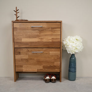 Zapatero de madera maciza de roble Arizona | NordicStory
