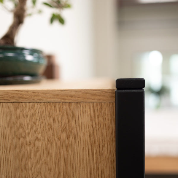 Cómoda de madera maciza roble Runa | NordicStory
