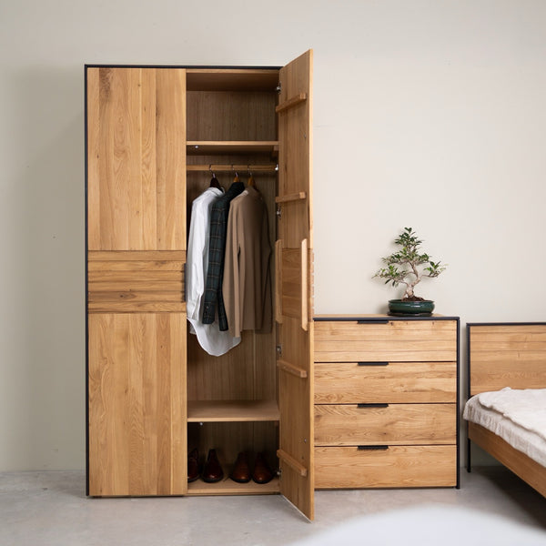 Cómoda de madera maciza roble Runa | NordicStory