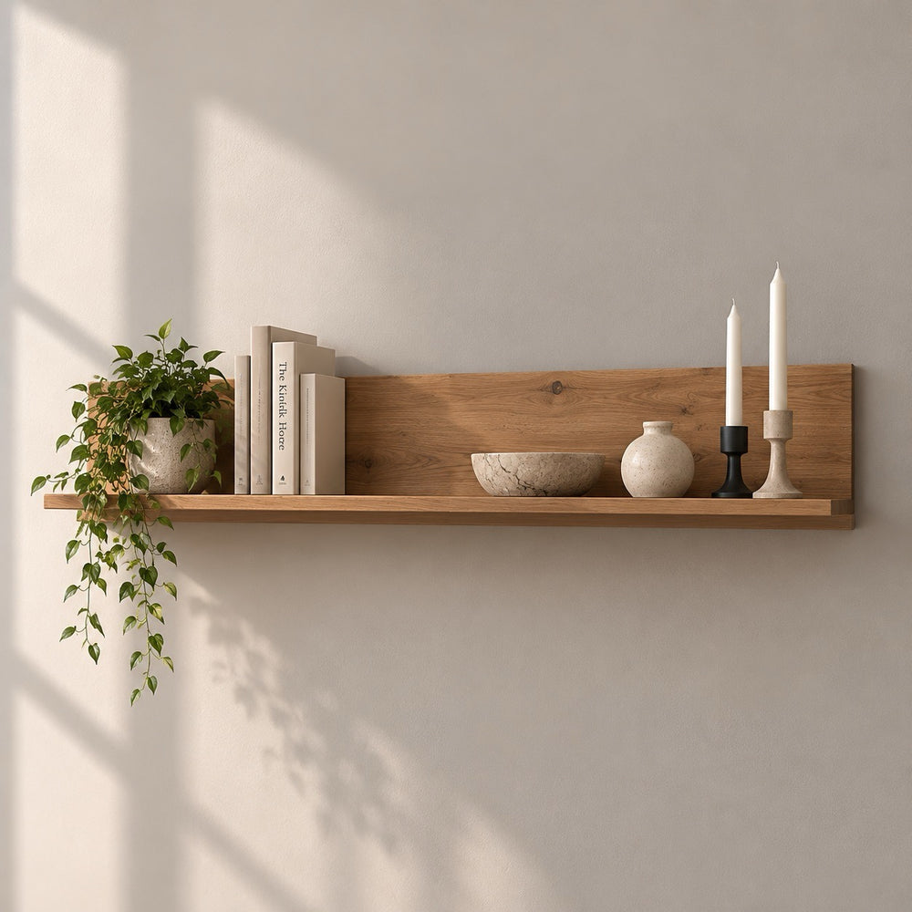 Estanteria de madera maciza roble Arvik | NordicStory