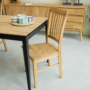 Pack de 2 o 4 Sillas de Comedor de Madera Maciza de Roble Provance | NordicStory