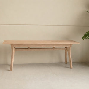 Banco de madera maciza de roble Harold | NordicStory