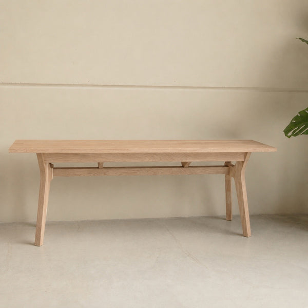 Banco de madera maciza de roble Harold | NordicStory