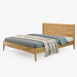 Cama de madera maciza roble Milan  | NordicStory