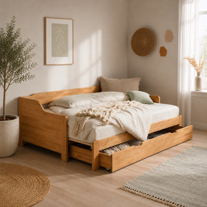 Cama nido de madera maciza roble Frida | NordicStory