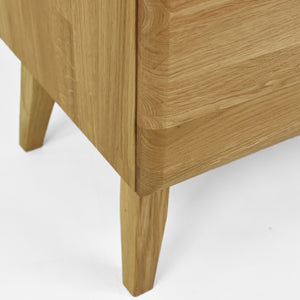 Cómoda de madera maciza roble Milan  | NordicStory